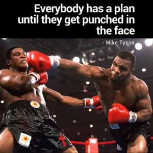 mike tyson everyone has a plan shirt